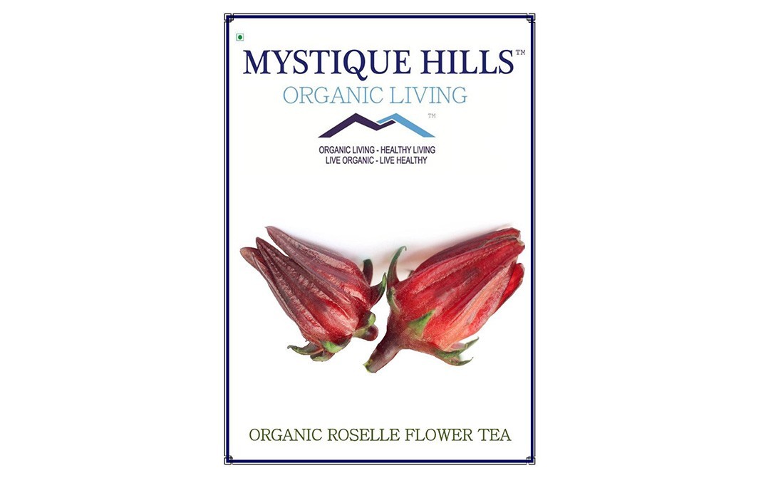 Mystique Hills Organic Roselle Flower Tea   Box  100 grams